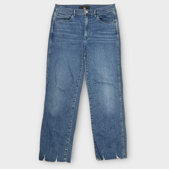 3x1 Austin Crop High Rise Straight Leg Jean in Eliza Size 28 - Picture 3 of 7